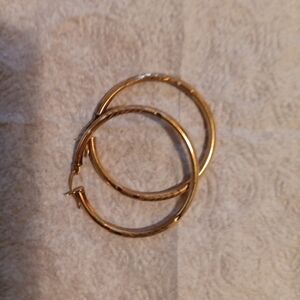 Elegant Gold Hoop Earrings
